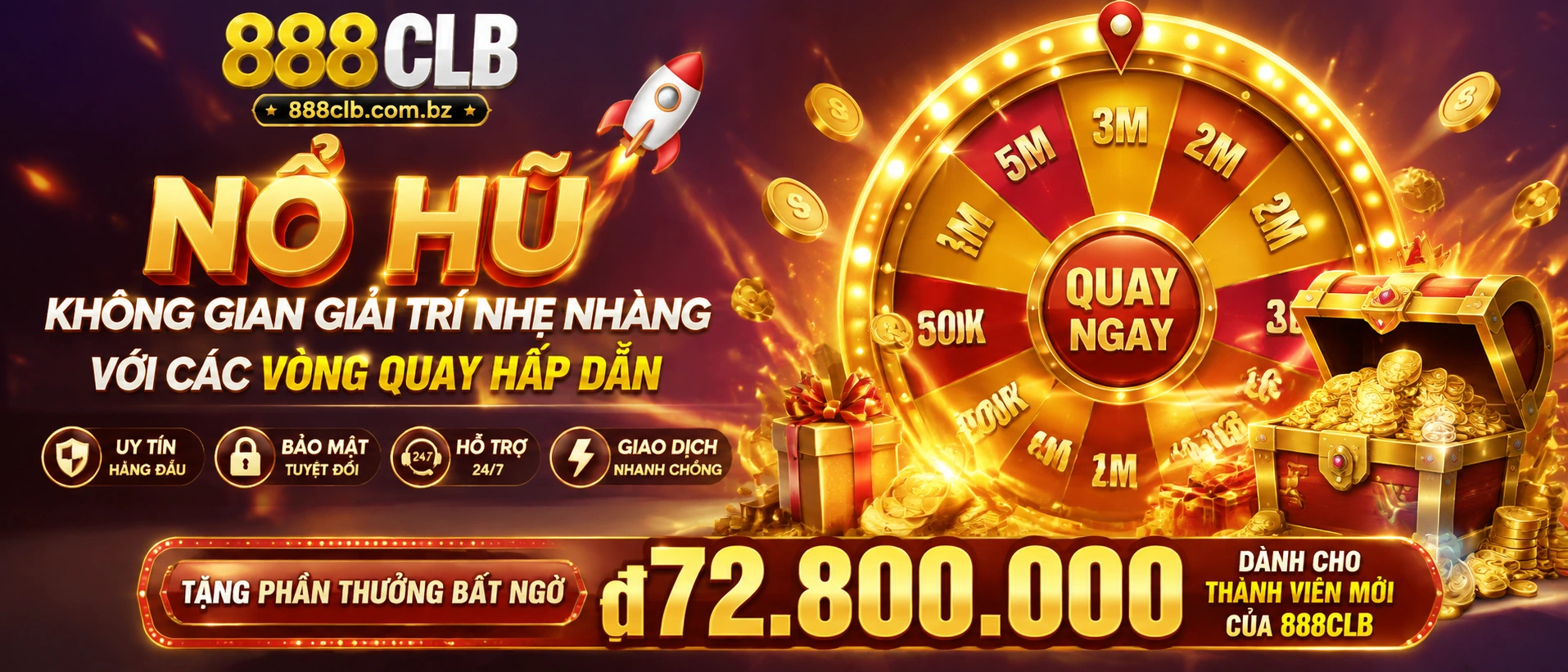Giao diện Nổ Hũ trên 888clb.com.bz