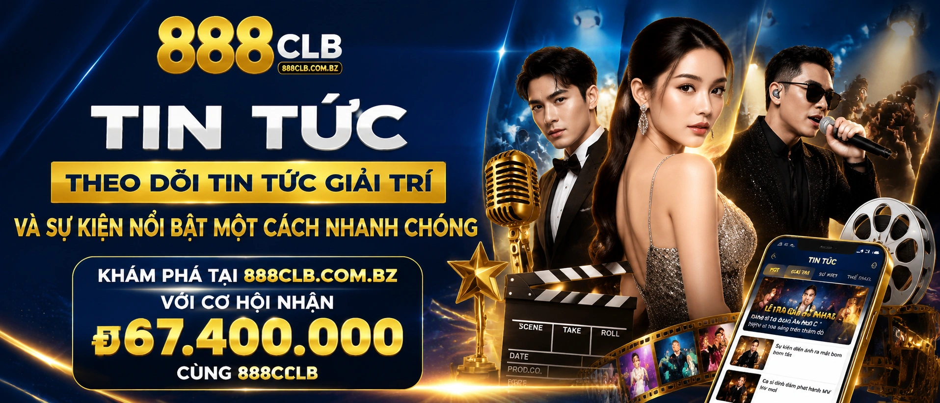 Ảnh tin cập nhật mới nhất trên nền tối, bố cục đọc nhanh